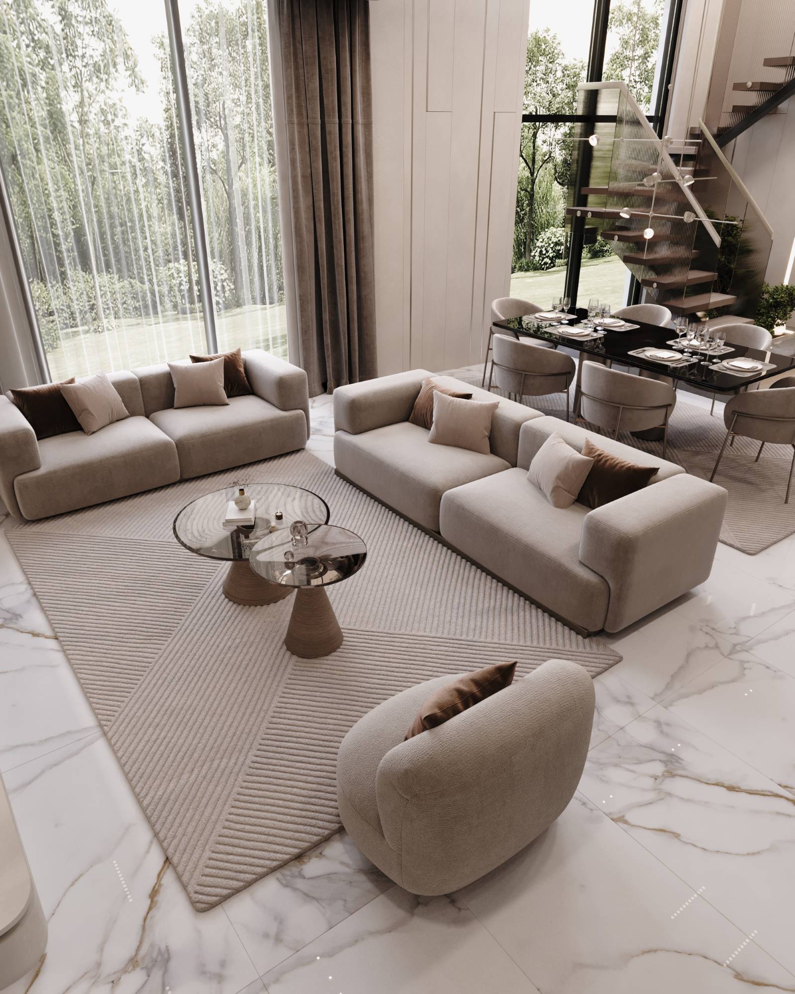Duplex Villa Interior